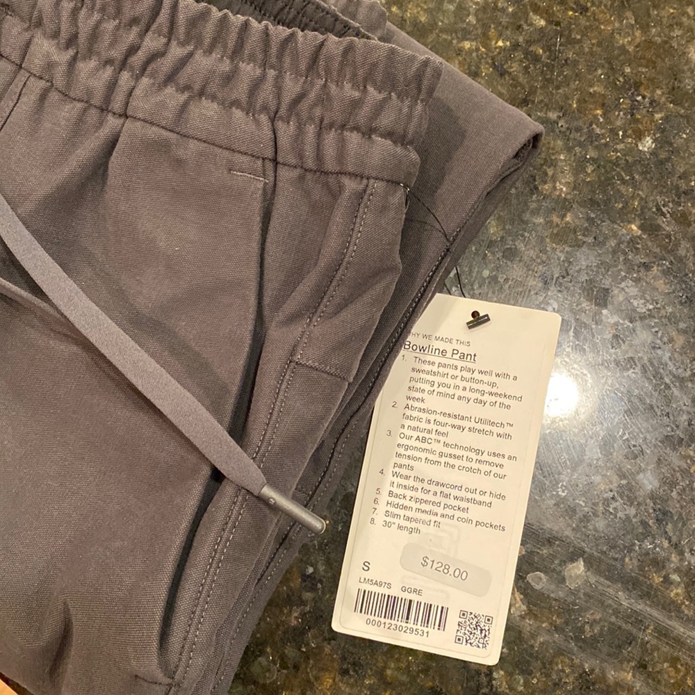 Lululemon Utilitech Bowline Pant in Graphite Grey
